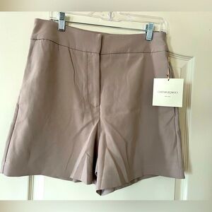 New! Cynthia Rowley Women's High Waist Taupe Shorts Women’s Size 8